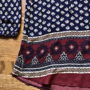 NWT Border Print Swing Dress